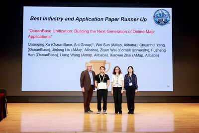 Paper co-authored by OceanBase researchers recognized as the Best Industry and Application Paper Runner Up at ICDE 2025
