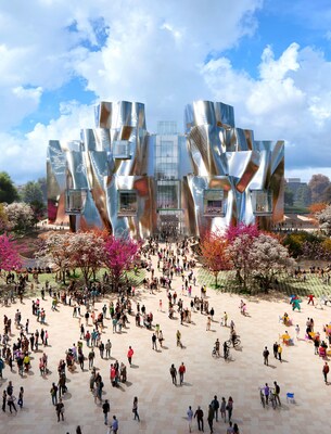 The China Medical University Museum of Fine Arts, Frank Gehry’s only major project in East Asia, features folded stainless steel forms that capture light like a watercolor—a defining moment in Taiwan’s architectural and cultural evolution.