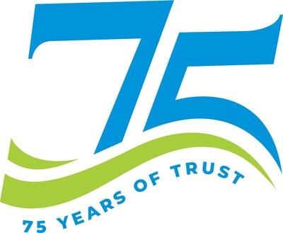 75 Years of Trust Logo 75 Years of Trust Logo