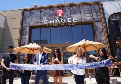 Global tea sensation CHAGEE opened its first U.S. flagship store in Westfield Century City with a ribbon-cutting ceremony on Friday, May 9.