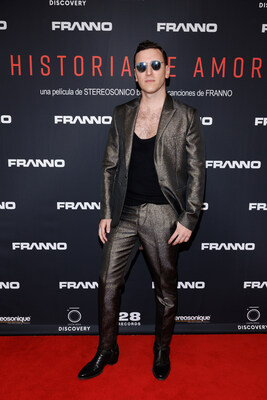 Franno attends the premiere of his album and film at the Cinelounge Sunset in Los Angeles.