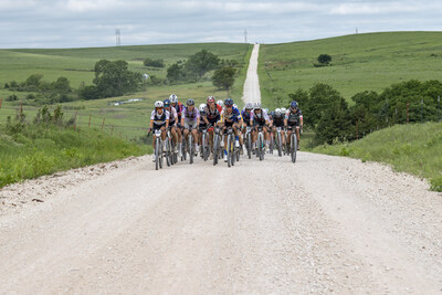 Women's Pro riders at UNBOUND Gravel.