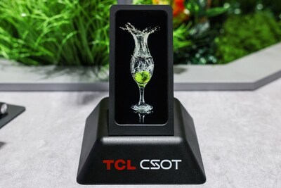 TCL CSOT announces the world’s first 6.5-inch IJP OLED mobile display.