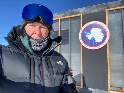 Jaime Aleman at the South Pole.