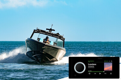Advanced marine stereo features a reimagined internal amplifier, faster processing and high-resolution audio for unparalleled sound quality.