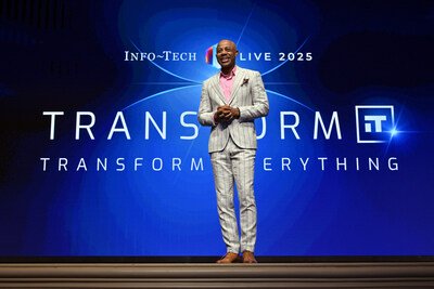Rob Meikle of Info-Tech Research Group at Info-Tech LIVE 2025 in Las Vegas. (CNW Group/Info-Tech Research Group)