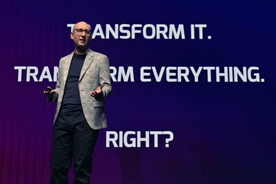 Geoff Nielson of Info-Tech Research Group at Info-Tech LIVE 2025 in Las Vegas. (CNW Group/Info-Tech Research Group)