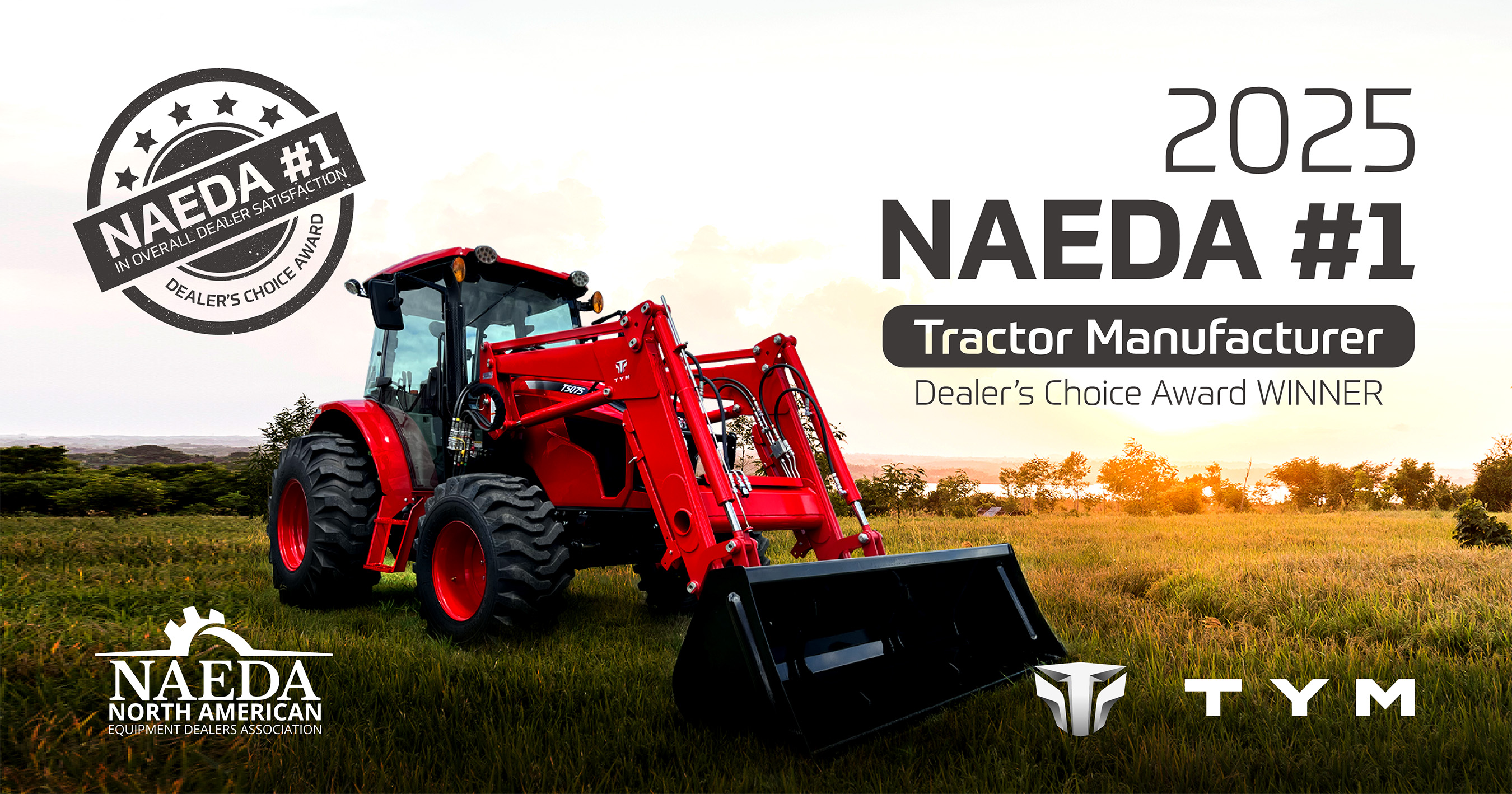 TYM is the 2025 NAEDA Dealer's Choice Award Winner