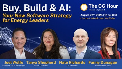 Buy, Build, & AI CG Hour Title Card