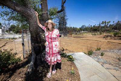 Kate Sullivan, 63, whose Altadena home was destroyed by the Eaton fire, received cash assistance from the nonprofit CORE, which she used to furnish a rental house.