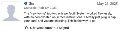 Electric Era EV charging fans post positive comments about why the love the new DC fast chargers on PlugShare.