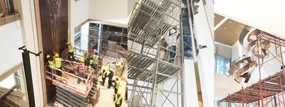 On-site installation by the ZhengyinArt team