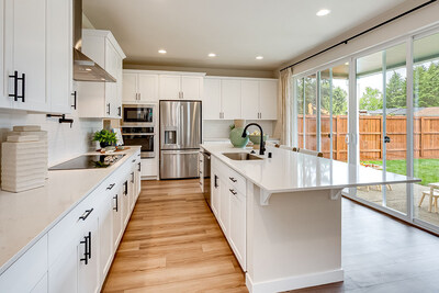 The Bradford is one of three Richmond American floor plans available at Belleza at Lakeview in Mountain House, California.