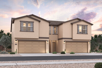 Duval Plan Rendering | New Paired Homes in Bullhead City, AZ | Sunbeam by Century Complete