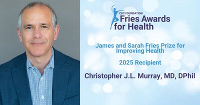 Christopher J.L. Murray Receives 2025 James and Sarah Fries Prize for Improving Health
