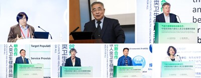 Prof. Fan Wenfei (Foreign Member, Chinese Academy of Sciences), Prof. Zhang Boli (Academician, Chinese Academy of Engineering), Prof. Francesco Forastiere (Imperial College London), Prof. Ren Minghui (Director, WHO Collaborating Centre for Universal Health Coverage; Dean, Peking University Institute for Global Health), Prof. Lidia Morawska (Fellow, Australian Academy of Science), Prof. Wang Qinqin (CTO, Chinese Society for Urban Studies), Prof. Huang Wei (Director, Institute of Environmental Medicine, Peking University), Dr. Pierpaolo Mudu (Senior Technical Officer, WHO Air Quality, Energy and Health Unit), Prof. Michelle Turner (Barcelona Institute for Global Health), Dr. Joseph Spadaro (WHO Environmental Health Policy Advisor), Cai Yaoze (County Mayor, Baoting Li and Miao Autonomous County), and Dr. James Mwitari (Senior Researcher, Kenya Medical Research Institute)