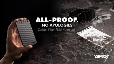 YSMART: The All-Proof Field Notebook A rugged field notebook built with carbon fiber armor and waterproof stone paper pages that resist water, tearing, and everyday abuse. YSMART: The All-Proof Field Notebook A rugged field notebook built with carbon fiber armor and waterproof stone paper pages that resist water, tearing, and everyday abuse.
