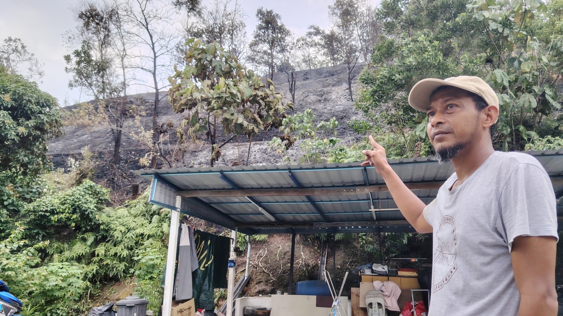 Kebakaran hutan Puncak Alam